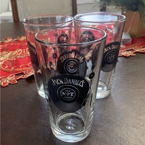 Jack Daniel's Logo Pint Tall Glasses Set